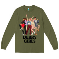Army Green Lover Gifts Derry Girls Gift For Movie Fans Long Sleeve Tee - lanVoArt