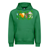 Emerald st.patrick's nurse love heart stethoscope Urban Hoodie - BarkalooDesign
