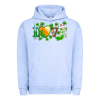 Pigment Grape Ice st.patrick's nurse love heart stethoscope Urban Hoodie - BarkalooDesign