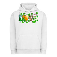 Pigment Lunar Rock st.patrick's nurse love heart stethoscope Urban Hoodie - BarkalooDesign