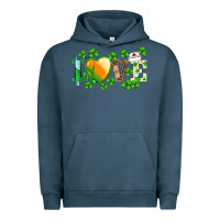 Pigment Midnight Navy st.patrick's nurse love heart stethoscope Urban Hoodie - BarkalooDesign