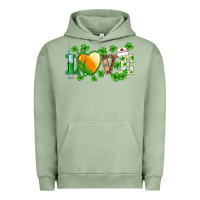 Pigment Oil Green st.patrick's nurse love heart stethoscope Urban Hoodie - BarkalooDesign