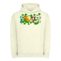 Pigment Pistachio st.patrick's nurse love heart stethoscope Urban Hoodie - BarkalooDesign