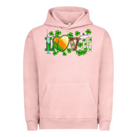 Pigment Salmon st.patrick's nurse love heart stethoscope Urban Hoodie - BarkalooDesign