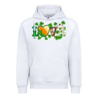 White st.patrick's nurse love heart stethoscope Urban Hoodie - BarkalooDesign