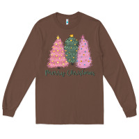 Chestnut merry christmas trees Long Sleeve Tee - CowGirlArtShop