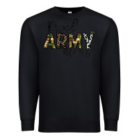 Black proud Army mom Premium Sweatshirt - CowhideDigitalArt