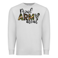 Dove Grey proud Army mom Premium Sweatshirt - CowhideDigitalArt