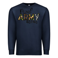 Navy proud Army mom Premium Sweatshirt - CowhideDigitalArt