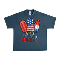 Midnight Navy tastes like freedom Urban Heavy Tee - JahusDesignShop