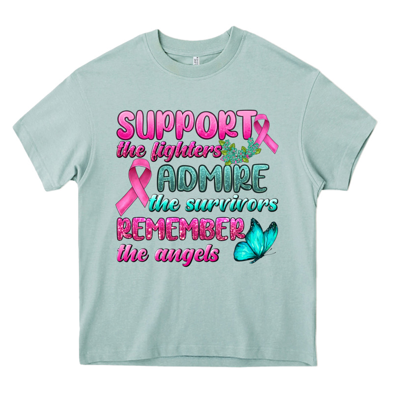 Support The Lighters Admire The Survivors Remember The Angels Heavy Core Tee by BundleAndBundleShop | Teevron