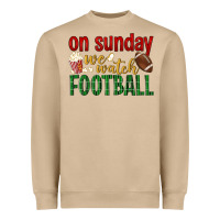 Mushroom on sunday we watch football Heavyweight Sweatshirt - BundleAndBundleShop