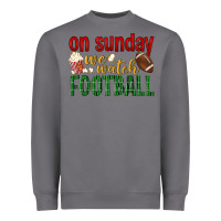 Storm on sunday we watch football Heavyweight Sweatshirt - BundleAndBundleShop