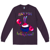 Plum Funny Men Are You Feeling It Now Mr Krabs Gifts For Music Fans 1 Long Sleeve Tee - lanVoArt