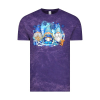 Cloud Purple snowman gnome Vintage Tee - texasbilliewilder