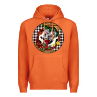 Carrot Cowgirl Boots Premium Hoodie - FaDigitalArtStudio