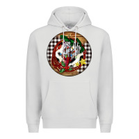 Dove Grey Cowgirl Boots Premium Hoodie - FaDigitalArtStudio