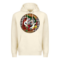Sandshell Cowgirl Boots Premium Hoodie - FaDigitalArtStudio