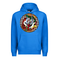 True Royal Cowgirl Boots Premium Hoodie - FaDigitalArtStudio