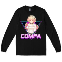 Black hyperdimension neptunia (compa aesthetic) Long Sleeve Tee - lanVoArt