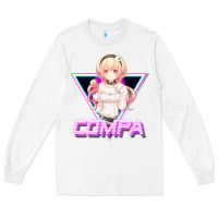 White hyperdimension neptunia (compa aesthetic) Long Sleeve Tee - lanVoArt
