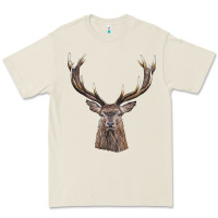 Elk Deer Head Premium Tee | Teevron