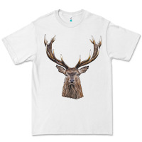 White elk deer head Premium Tee - LillyAllenDesigns