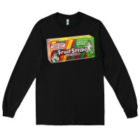 Black old school fruit stripe gum Long Sleeve Tee - lanVoArt