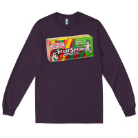 Plum old school fruit stripe gum Long Sleeve Tee - lanVoArt