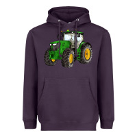 Plum western farm tractor Heavyweight Hoodie - Artiststas