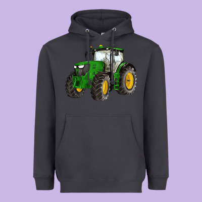 Western Farm Tractor Heavyweight Hoodie Designed By Artiststas