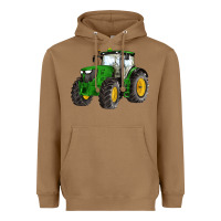 Toasted Coconut western farm tractor Heavyweight Hoodie - Artiststas