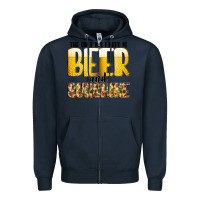 Navy The Only c B s I NeedIs Beer And Sunshine Zipper Hoodie - CowhideDigitalArt