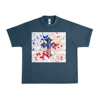 Midnight Navy 4th of july flag cross Urban Heavy Tee - TumblerDesignByShophia