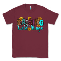 Burgundy raising wild things Classic Tee - RanaPortraitStore