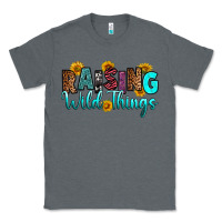 Charcoal Heather raising wild things Classic Tee - RanaPortraitStore