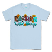 Dusty Blue raising wild things Classic Tee - RanaPortraitStore