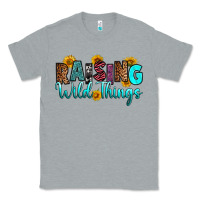 Heather Grey raising wild things Classic Tee - RanaPortraitStore