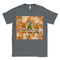 Charcoal Heather fall with gnomes Classic Tee - texasbilliewilder