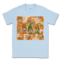 Dusty Blue fall with gnomes Classic Tee - texasbilliewilder