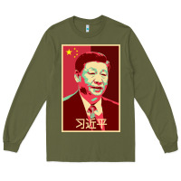 Army Green chairman xi jinping chinese communist party president china patriotic Long Sleeve Tee - lanVoArt