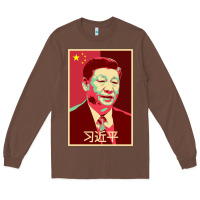 Chestnut chairman xi jinping chinese communist party president china patriotic Long Sleeve Tee - lanVoArt