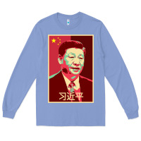 Colony Blue chairman xi jinping chinese communist party president china patriotic Long Sleeve Tee - lanVoArt