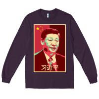 Plum chairman xi jinping chinese communist party president china patriotic Long Sleeve Tee - lanVoArt