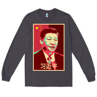 Smoke chairman xi jinping chinese communist party president china patriotic Long Sleeve Tee - lanVoArt