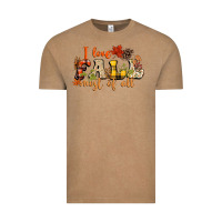Vintage Coffee I love Fall most of Fall Vintage Tee - NancyCooperArtShop