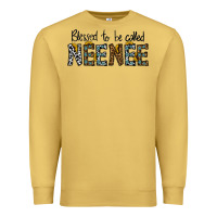 Antique Gold blessed to be called neenee Premium Sweatshirt - CowhideDigitalArt