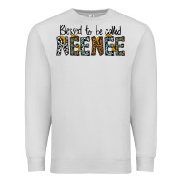 Dove Grey blessed to be called neenee Premium Sweatshirt - CowhideDigitalArt
