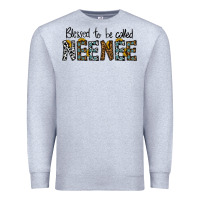 Heather Grey blessed to be called neenee Premium Sweatshirt - CowhideDigitalArt
