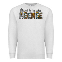 Oatmeal Heather blessed to be called neenee Premium Sweatshirt - CowhideDigitalArt